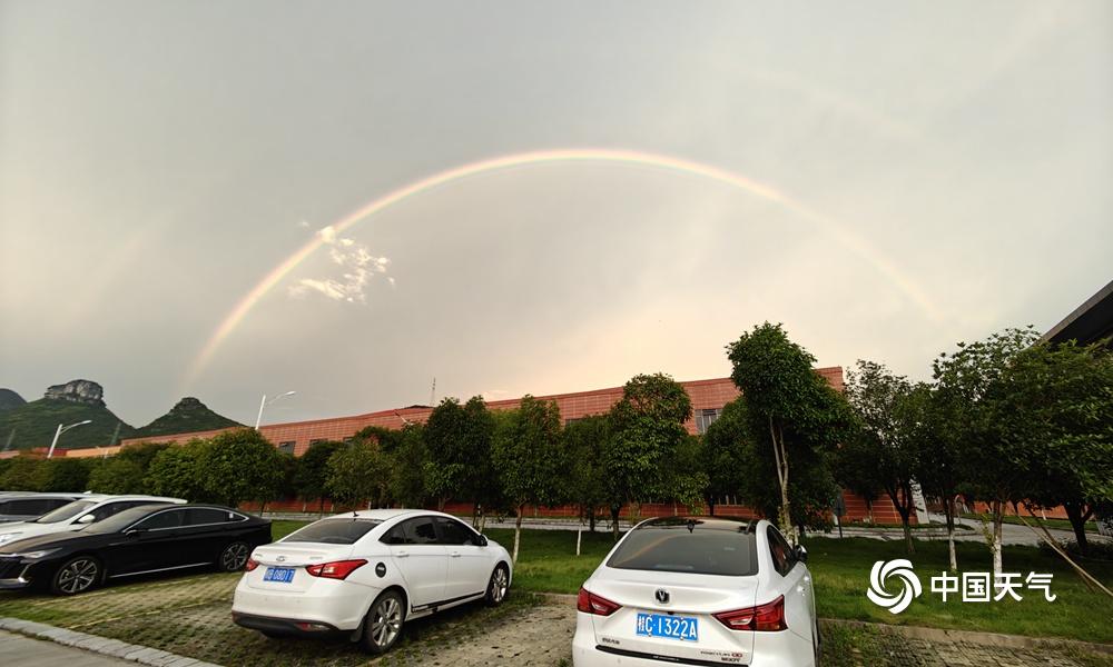 广西省台风最新动态，风雨过后见彩虹