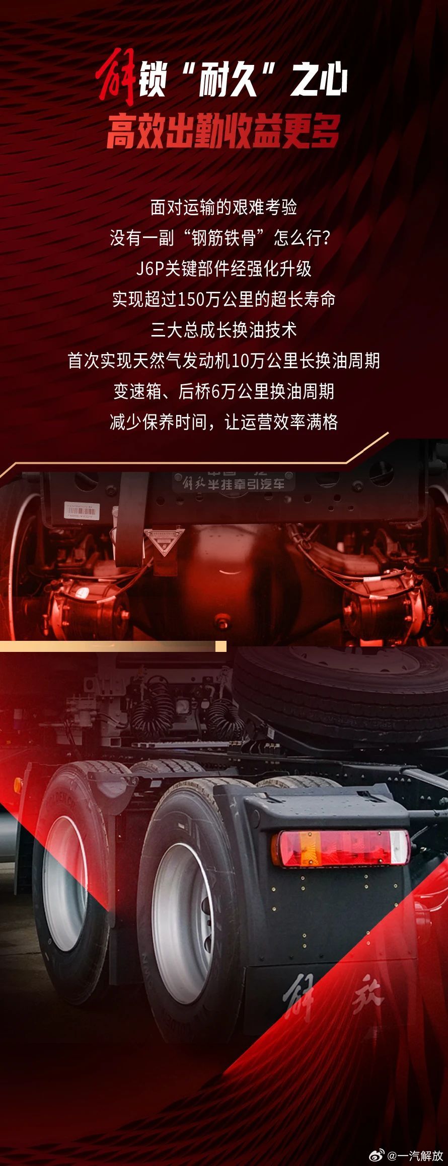 全新力作——解放J6P牵引车，引领物流新风尚