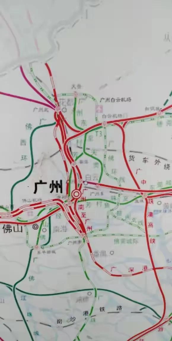 “广州地铁最新版线路图”